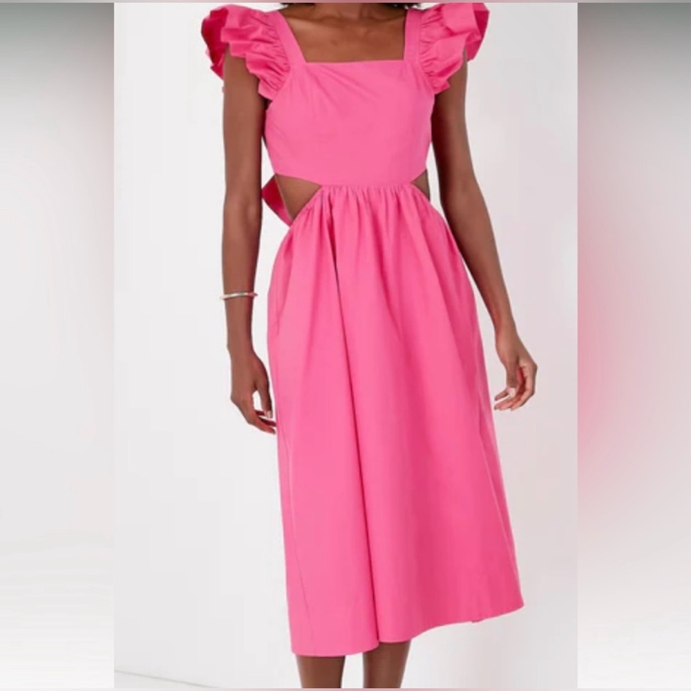 Tuckernuck Pink Midi Dress